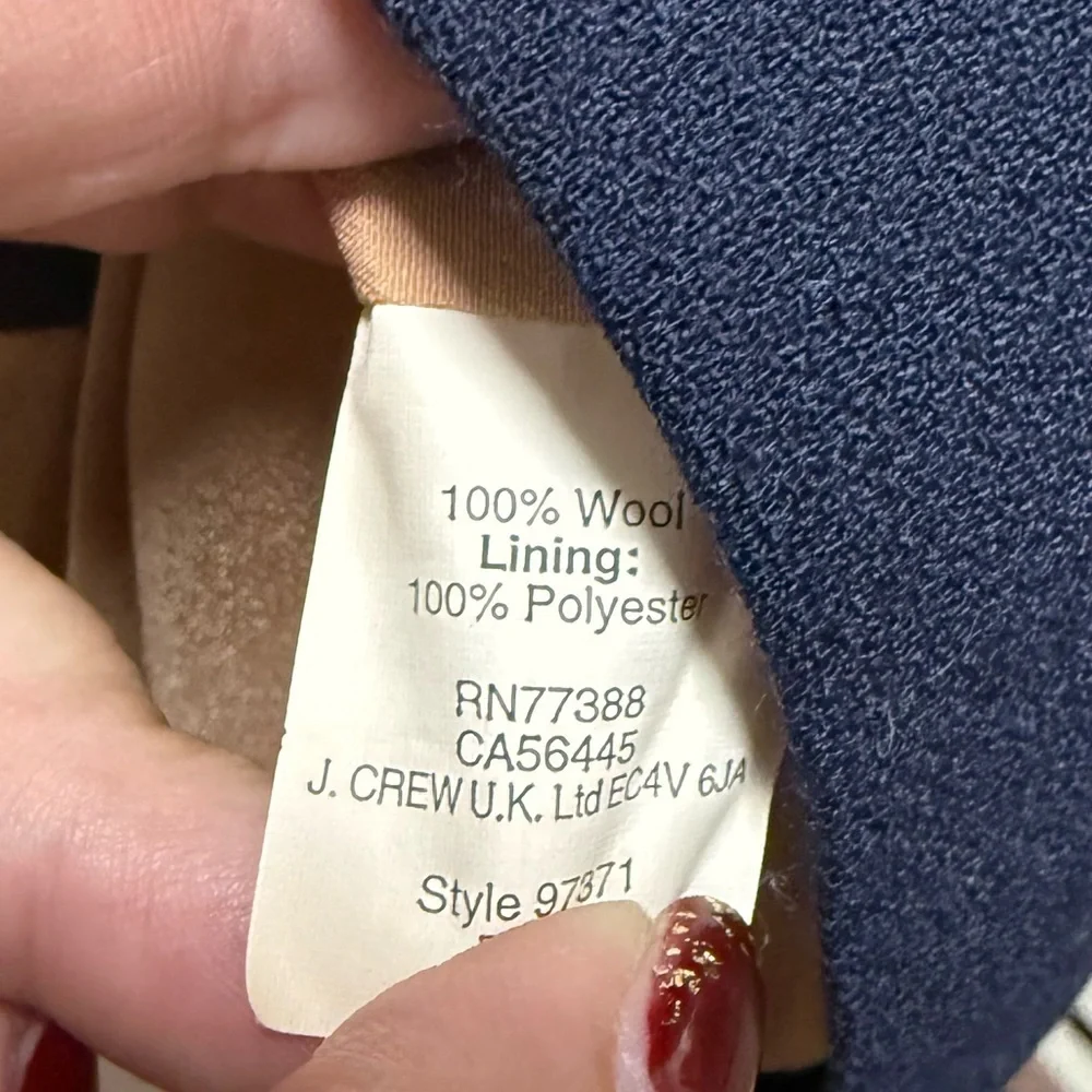 J.Crew Wool Colorblock Sleeveless Top – Size 12
